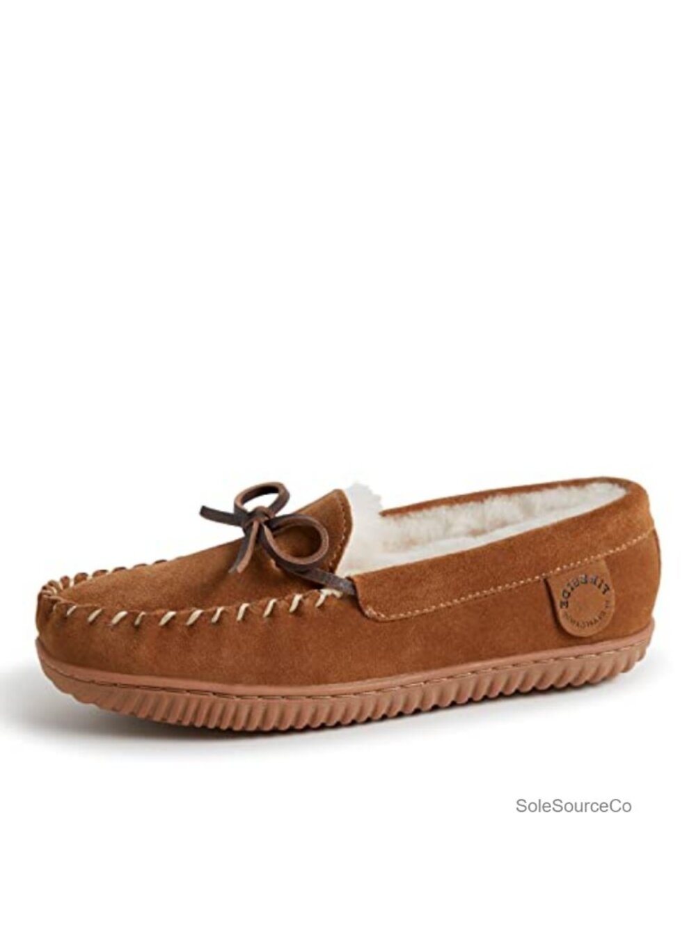 Genuine Shearling Mocc Indoor/Outdoor Suede Leather